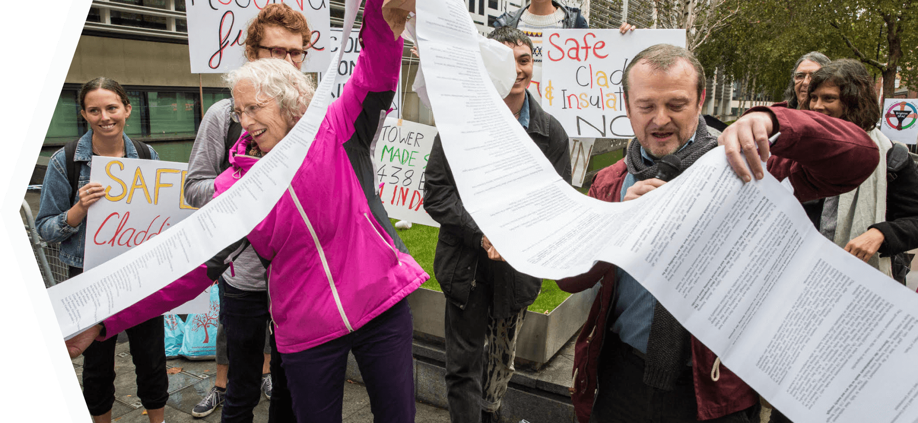 protest banner